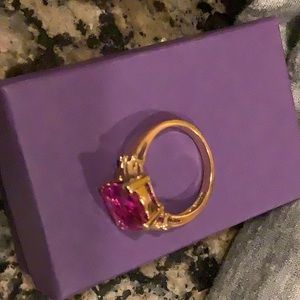 Candy Pink Stone Cocktail Ring